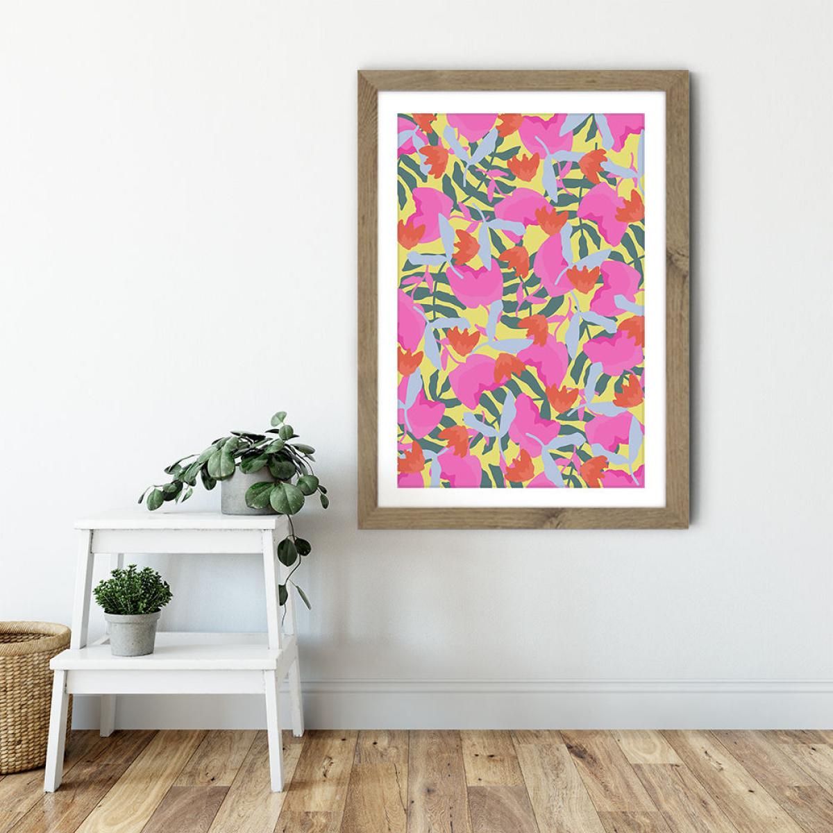 I'm Always Trying my Best Art Print Oak Frame – image 5