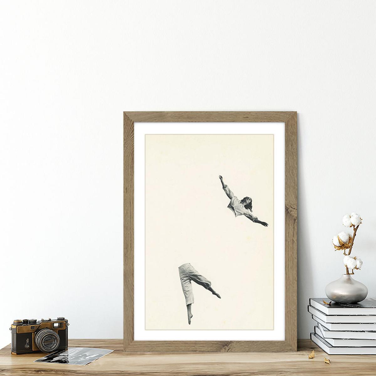 Disconnected Art Print Oak Frame – image 5