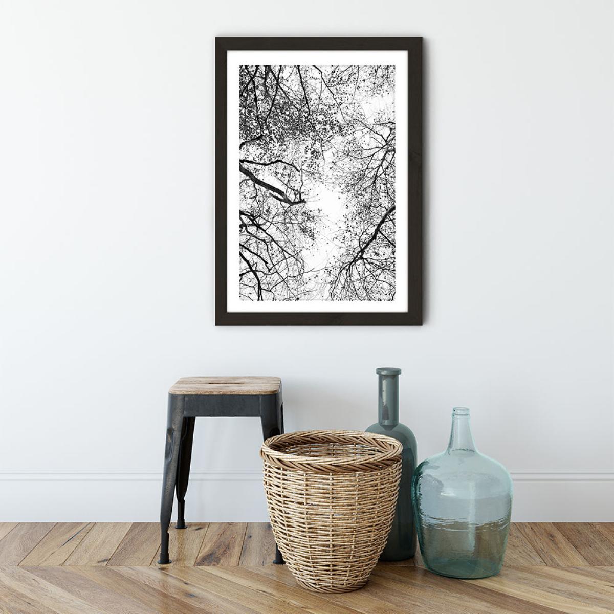 Reaching into The Sky Art Print Black Frame – image 4