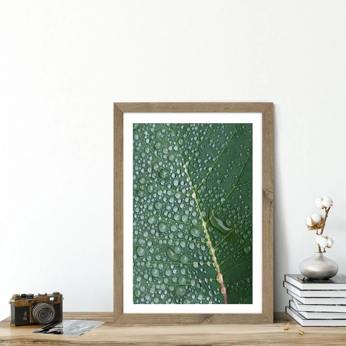 Morning in the Woods Art Print Oak Frame – image 6