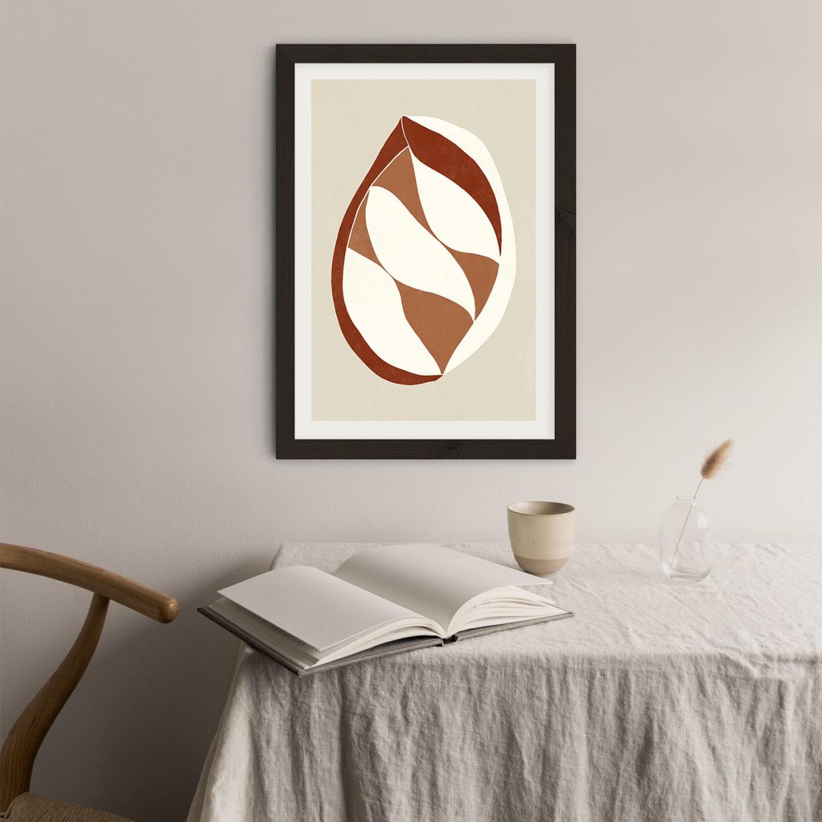 Pod Umber Art Print Black Frame – image 5