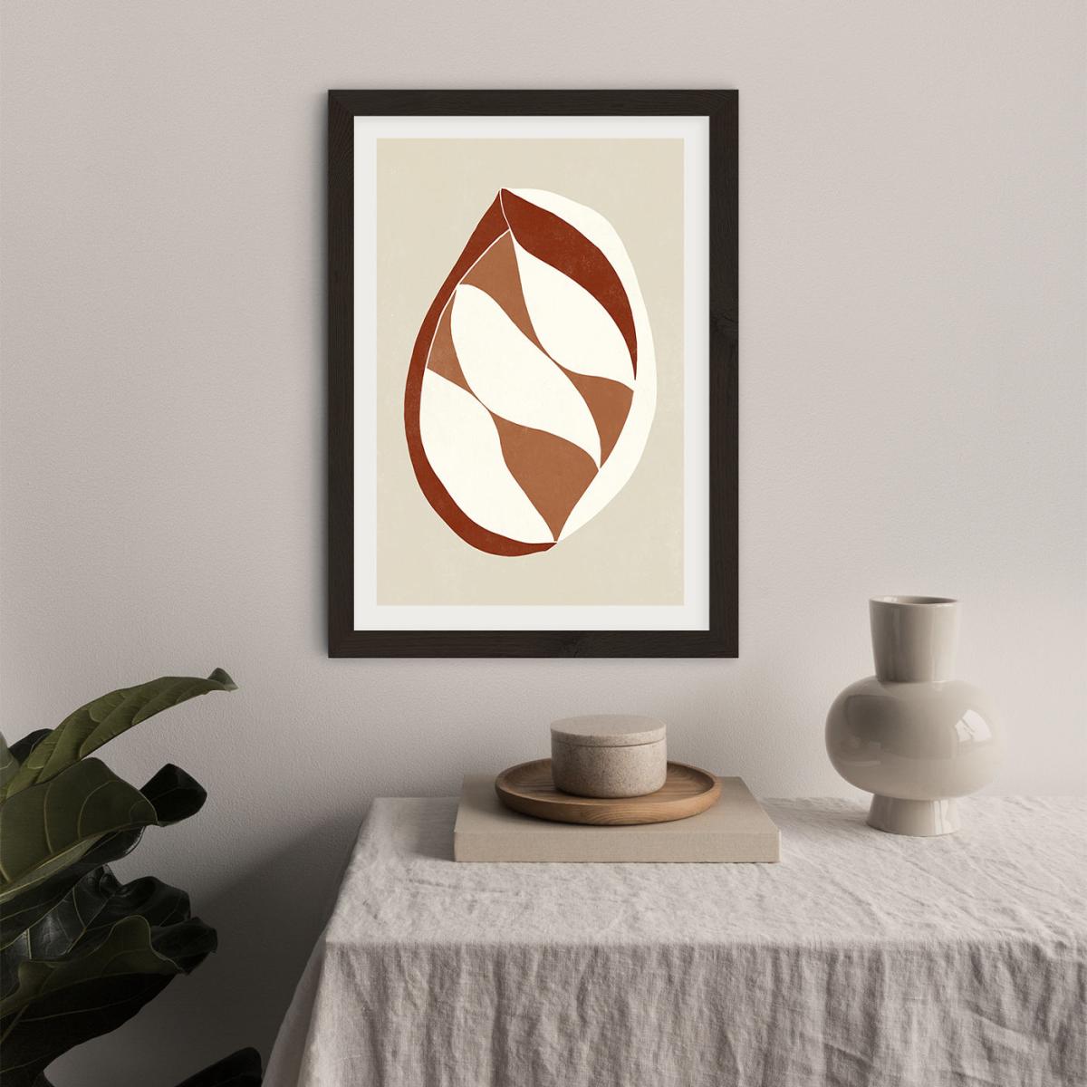 Pod Umber Art Print Black Frame – image 6