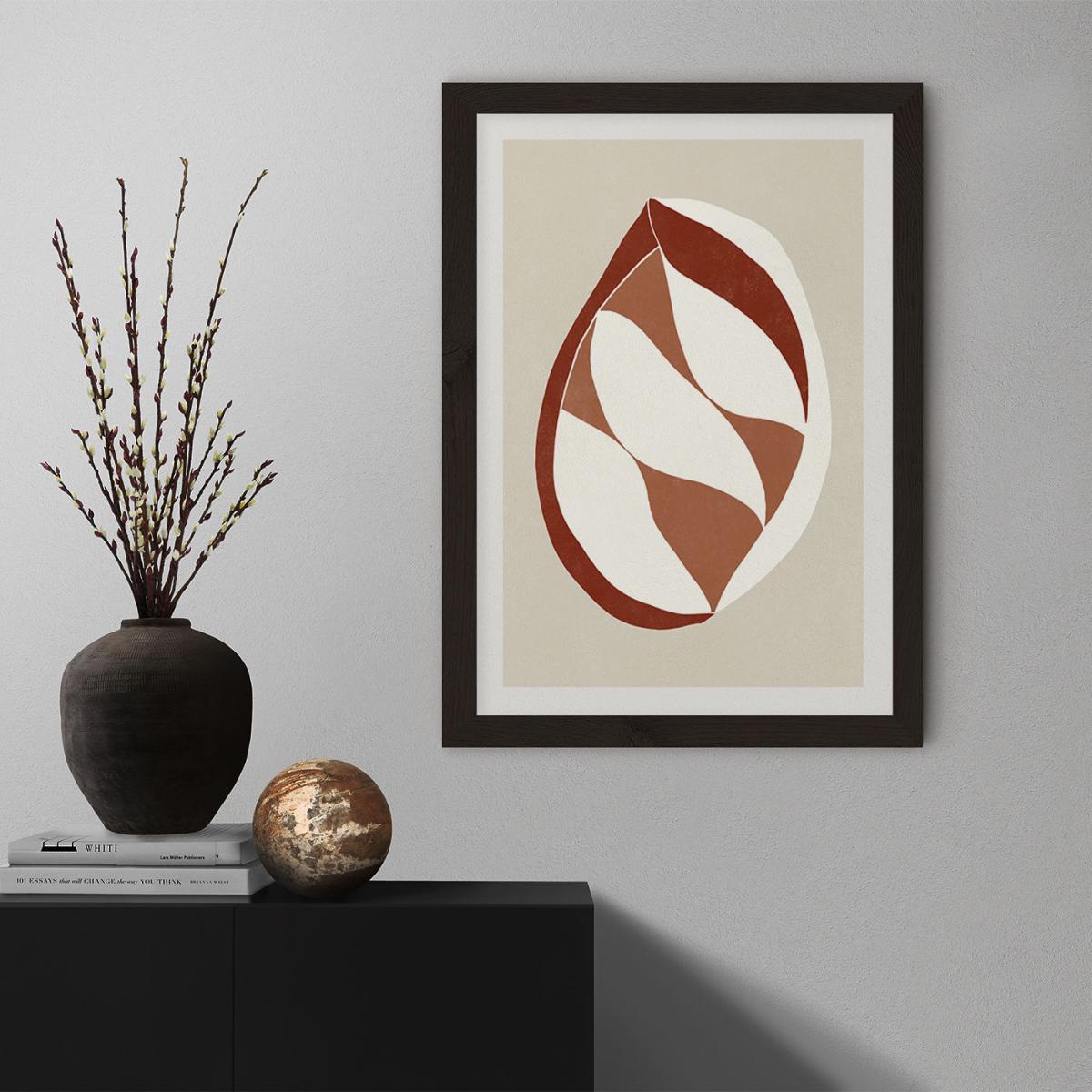 Pod Umber Art Print Black Frame – image 7