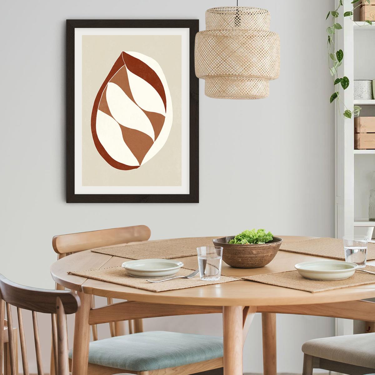 Pod Umber Art Print Black Frame – image 9