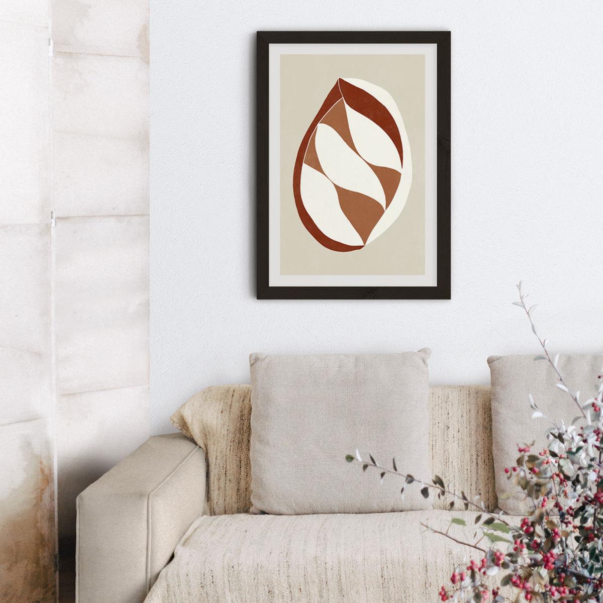 Pod Umber Art Print Black Frame – image 10