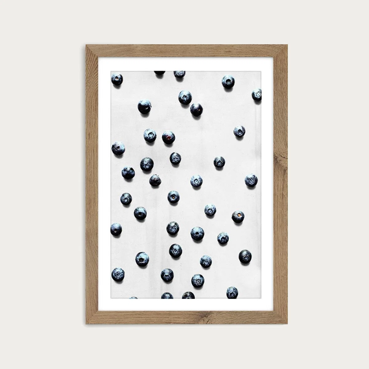 Fruit No. 12.1 Art Print Oak Frame – image 1