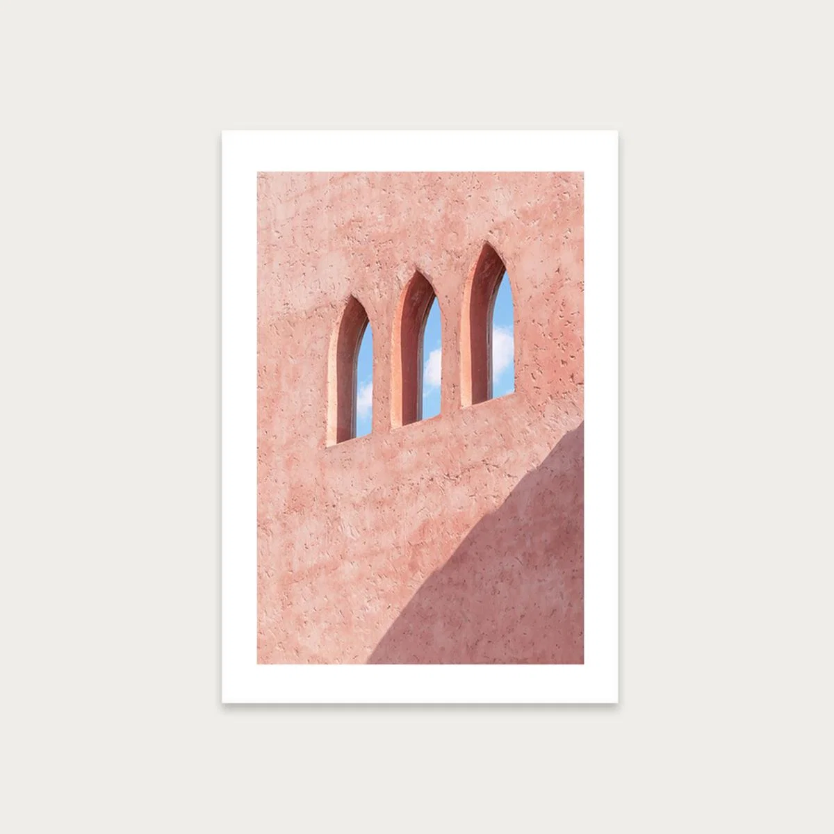 Three Windows Art Print Unframed