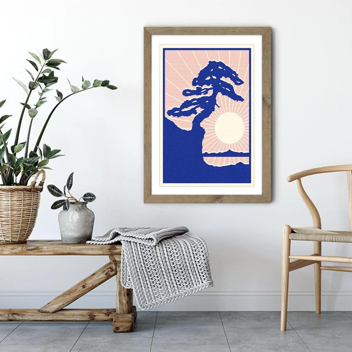 Montana De Oro State Park Art Print Oak Frame – image 4