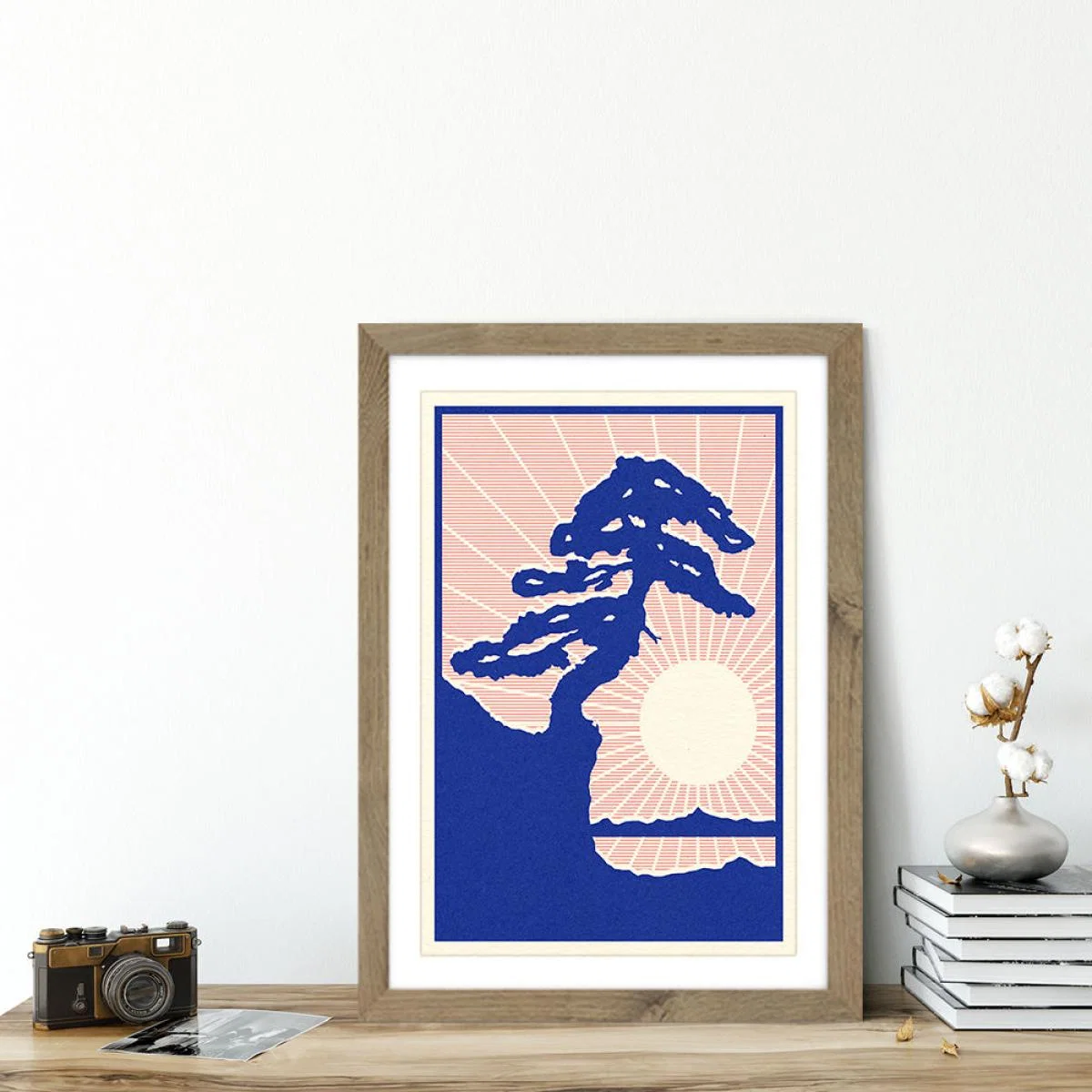 Montana De Oro State Park Art Print Oak Frame – image 5