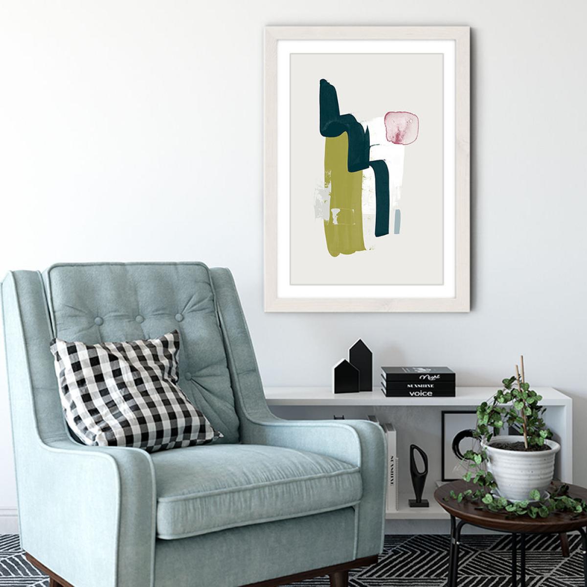 Meditation Art Print White Frame – image 5