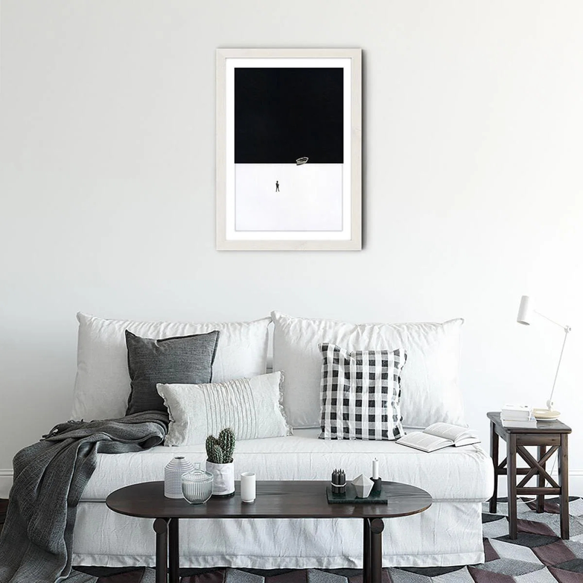 Ashore Art Print White Frame – image 2