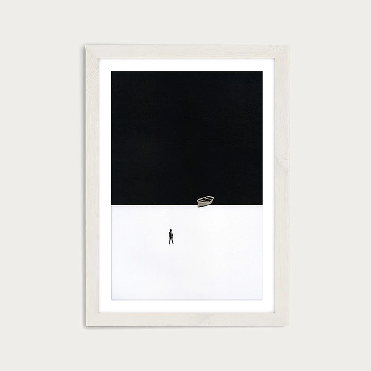 Ashore Art Print White Frame – image 1
