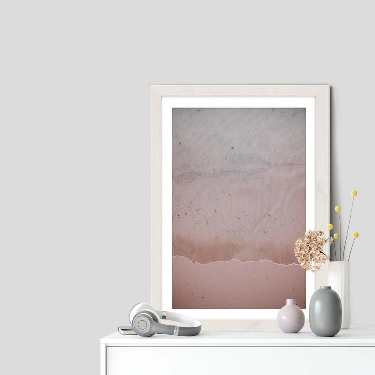 Beach Patterns Art Print White Frame – image 7