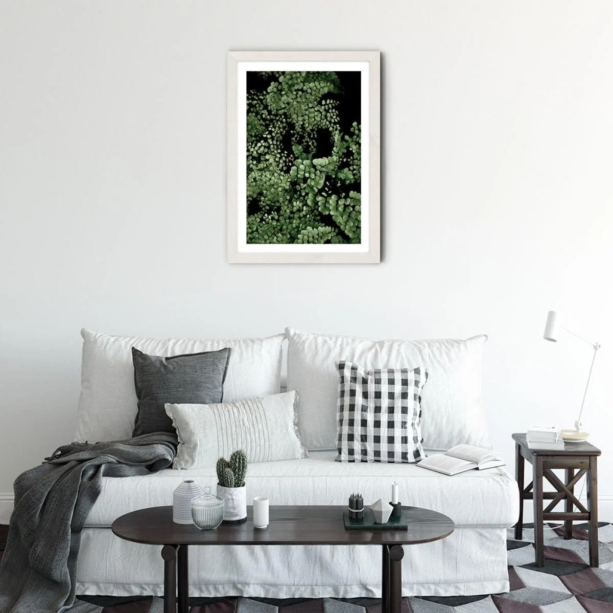 Tropical Garden 2I5 Art Print White Frame – image 2