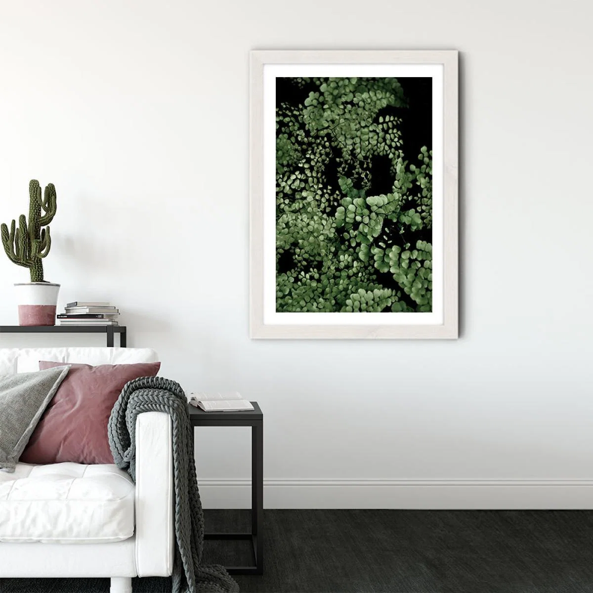 Tropical Garden 2I5 Art Print White Frame – image 3