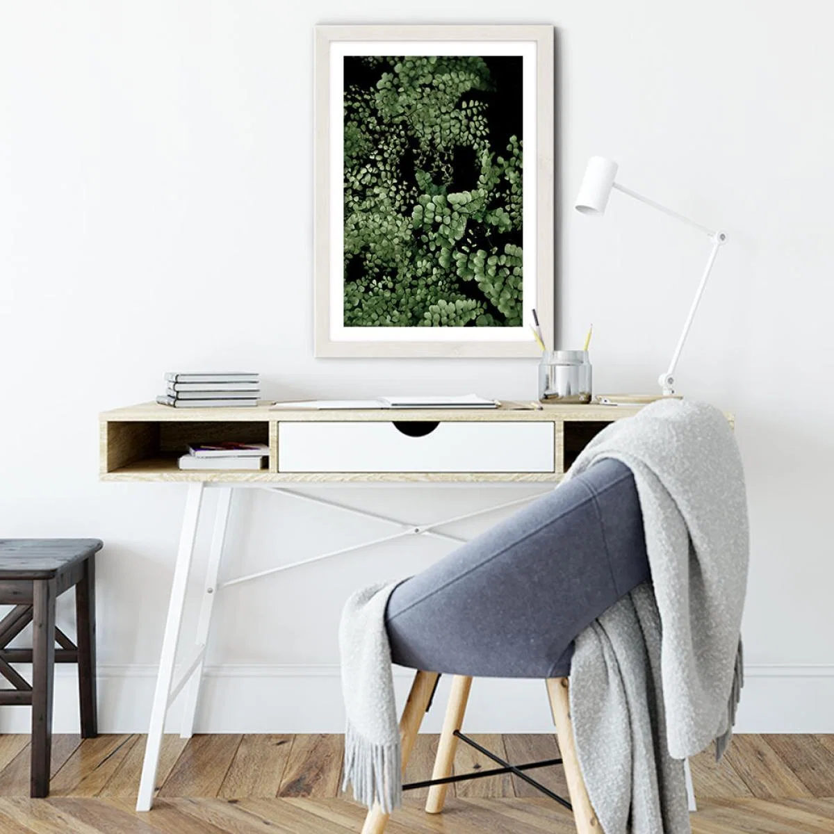 Tropical Garden 2I5 Art Print White Frame – image 5