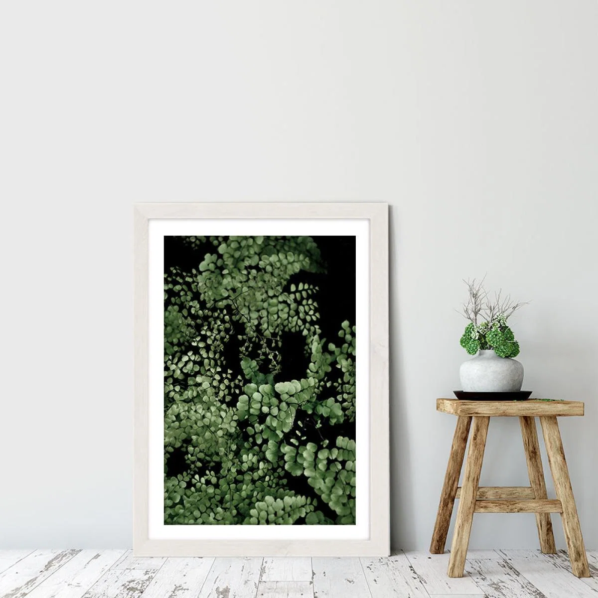 Tropical Garden 2I5 Art Print White Frame – image 6