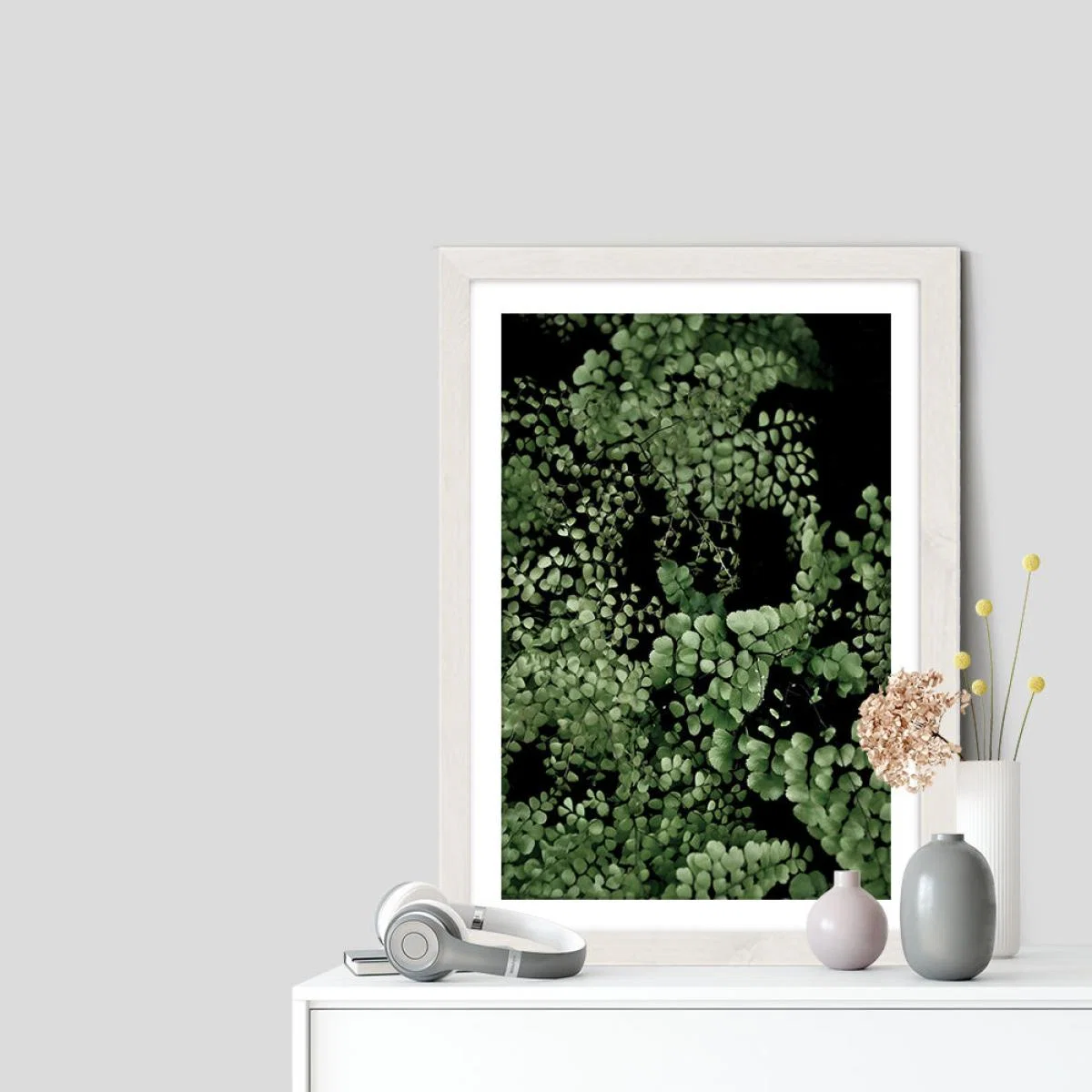 Tropical Garden 2I5 Art Print White Frame – image 7