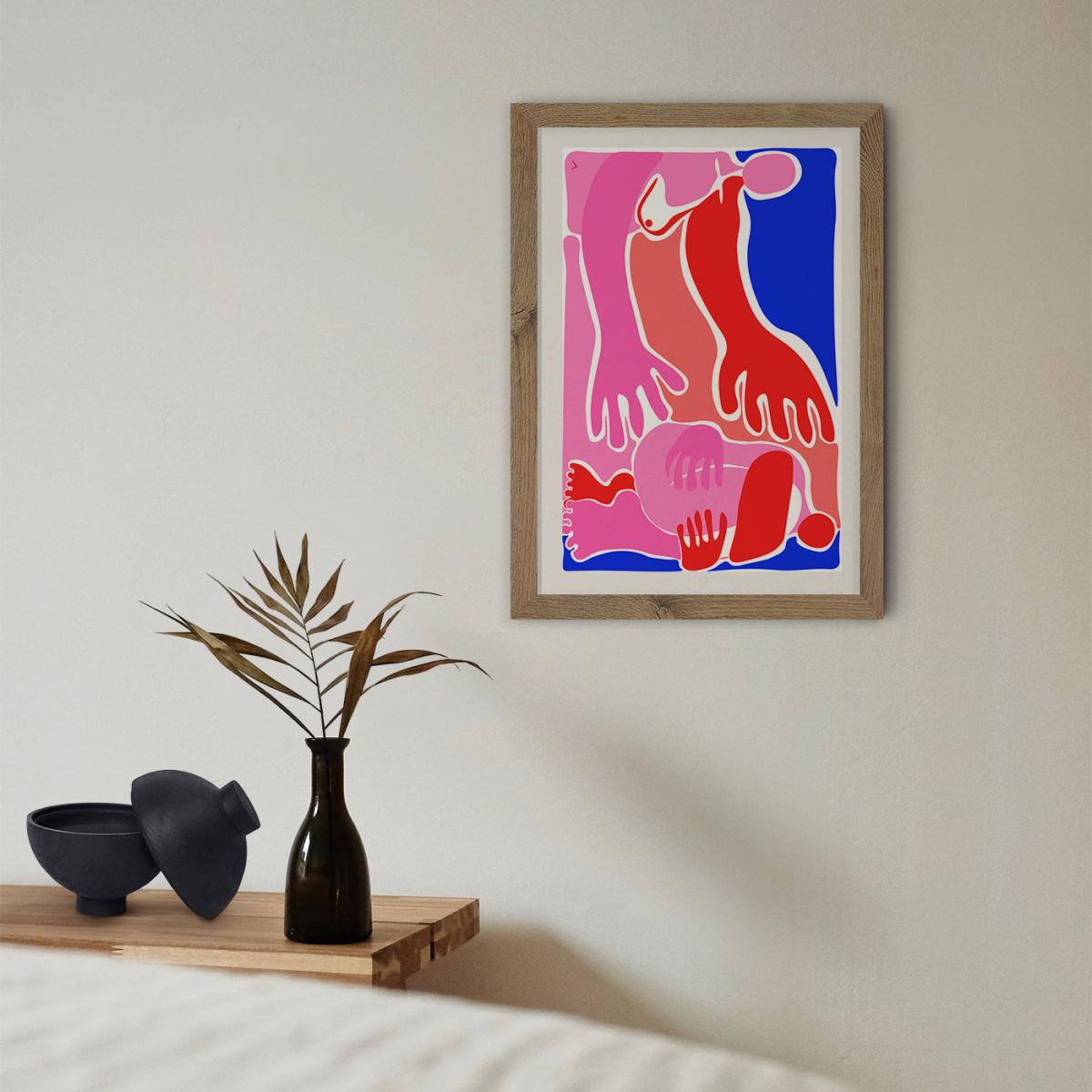 Will You Pick Me Up? Art Print Oak Frame – image 11