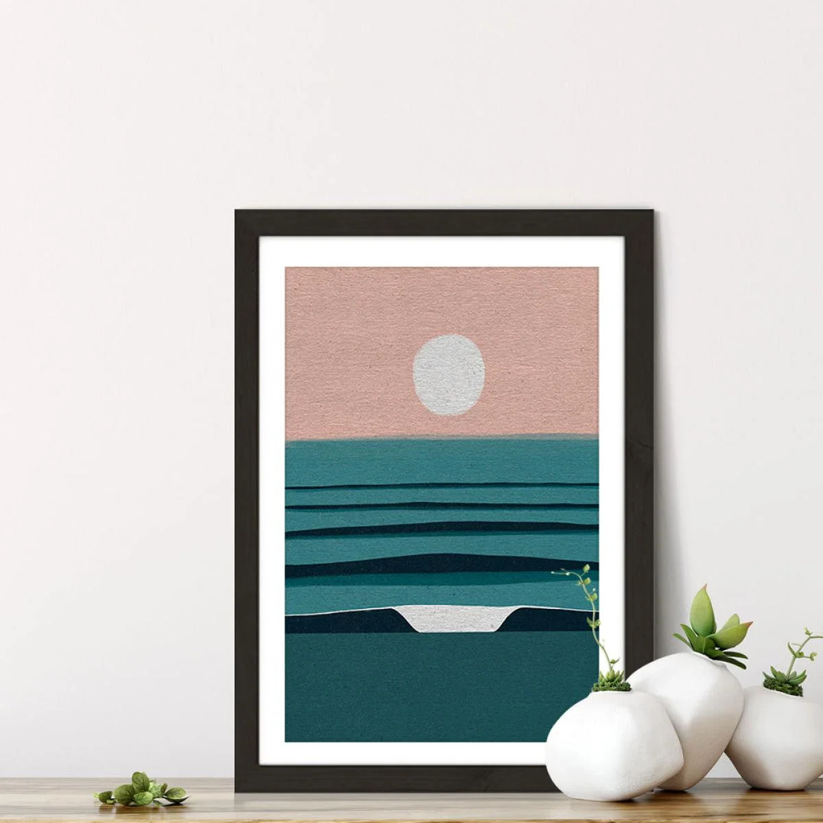 Soft Autumn Light Art Print Black Frame – image 6