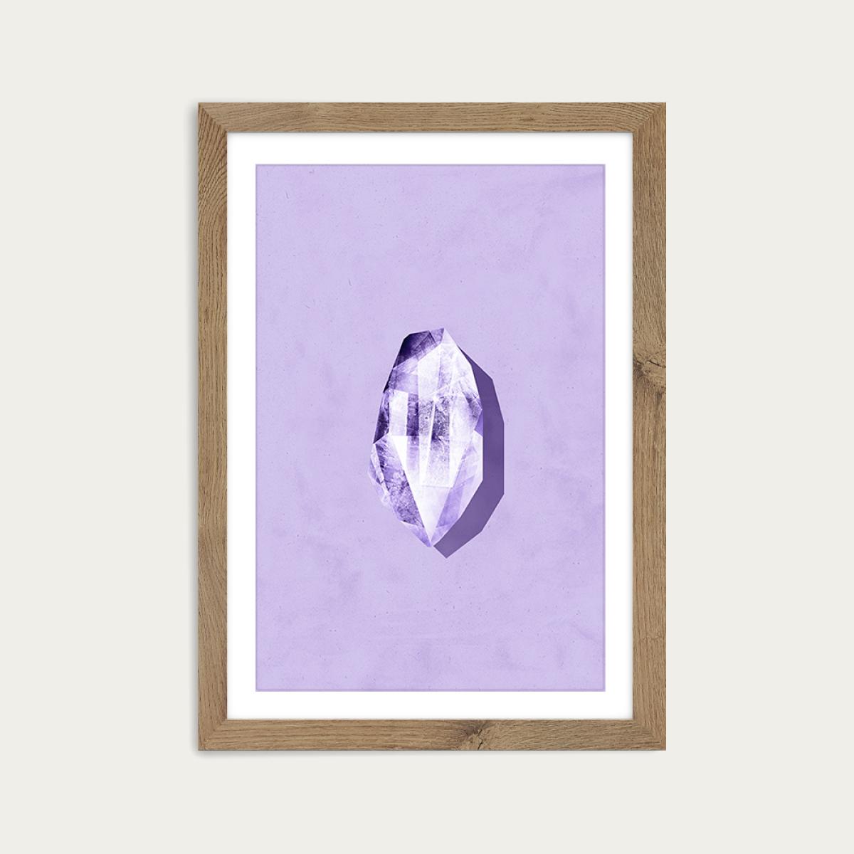 Intuition Art Print Oak Frame – image 1