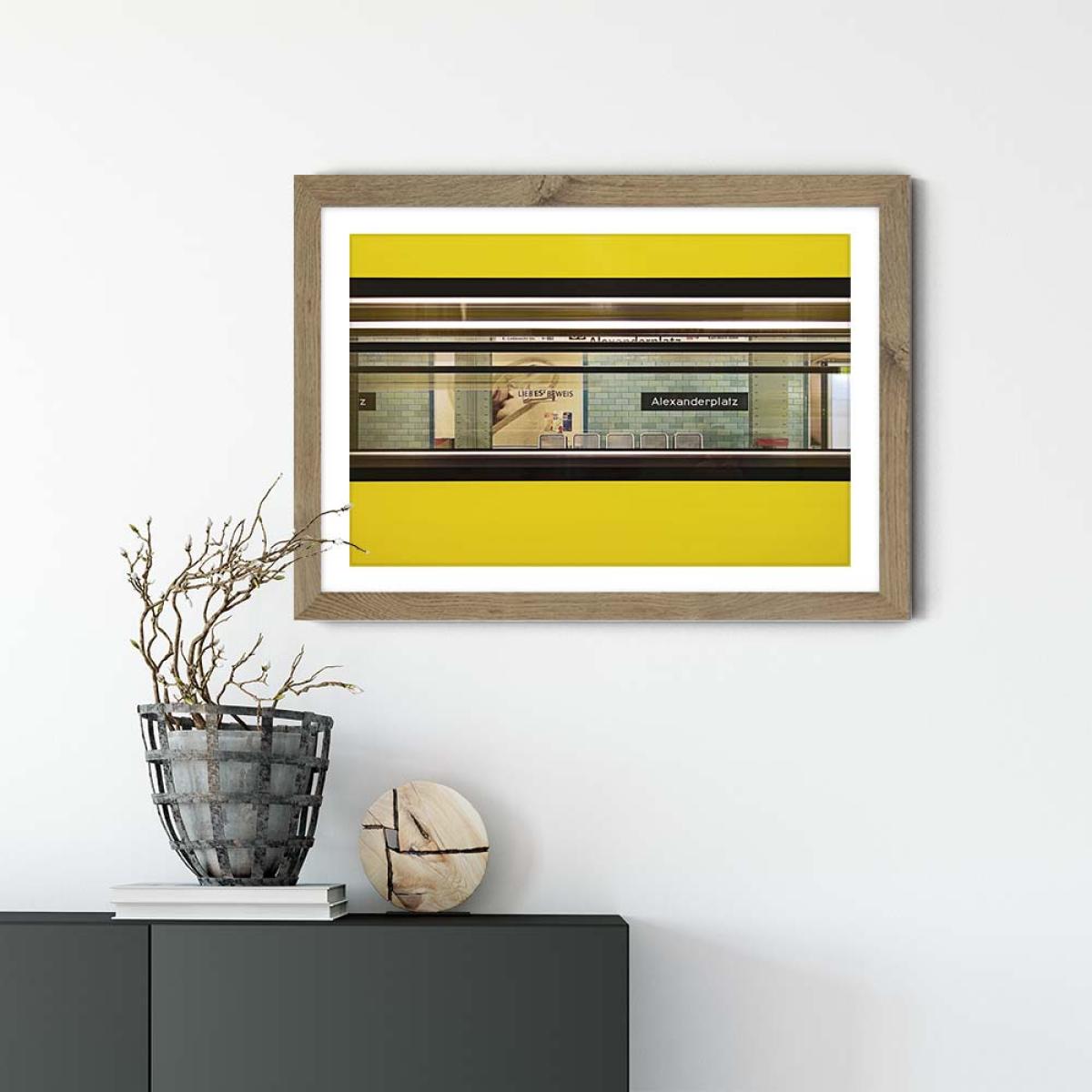 Liebesbeweis Art Print Oak Frame – image 2