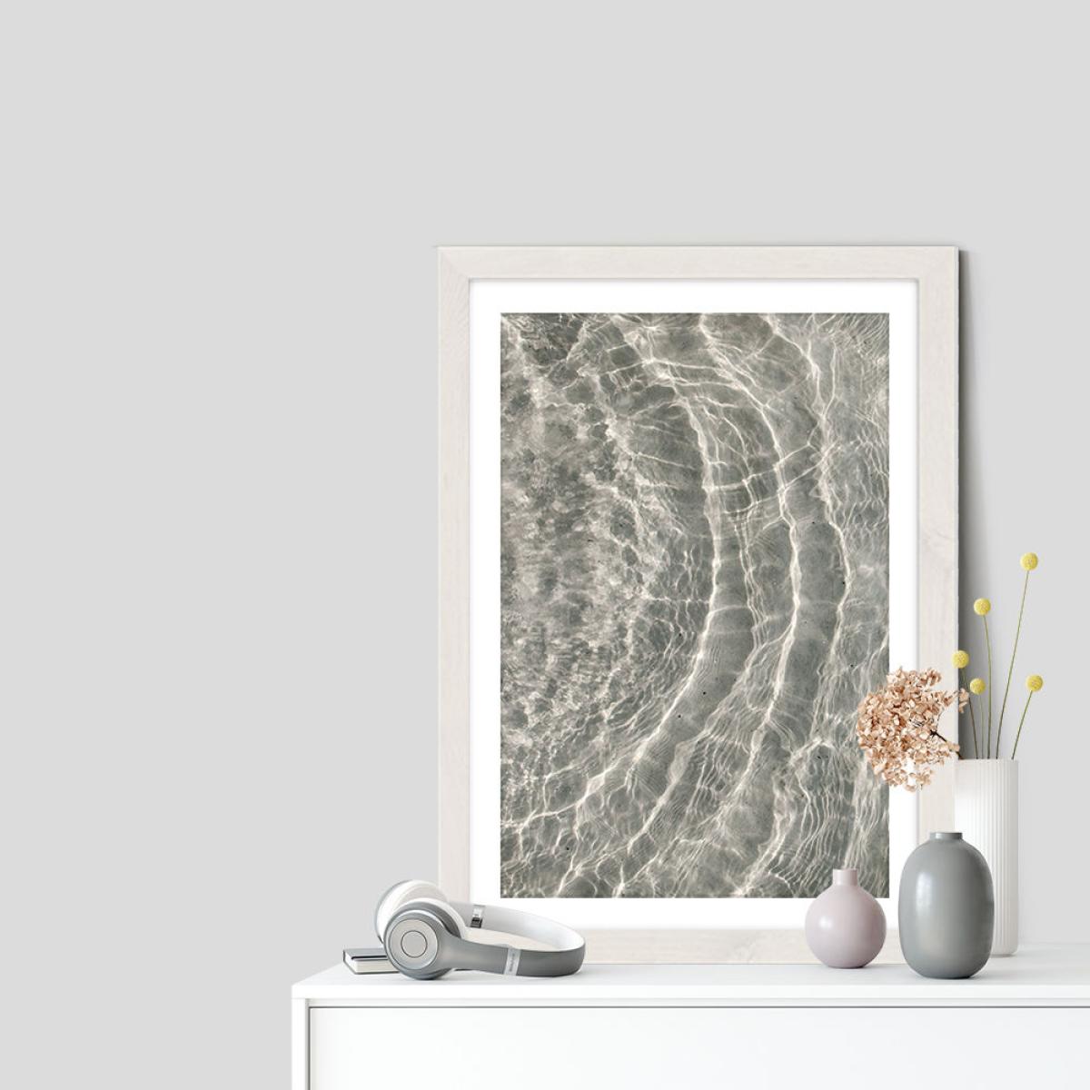 At a Sunny Beach Art Print White Frame – image 7
