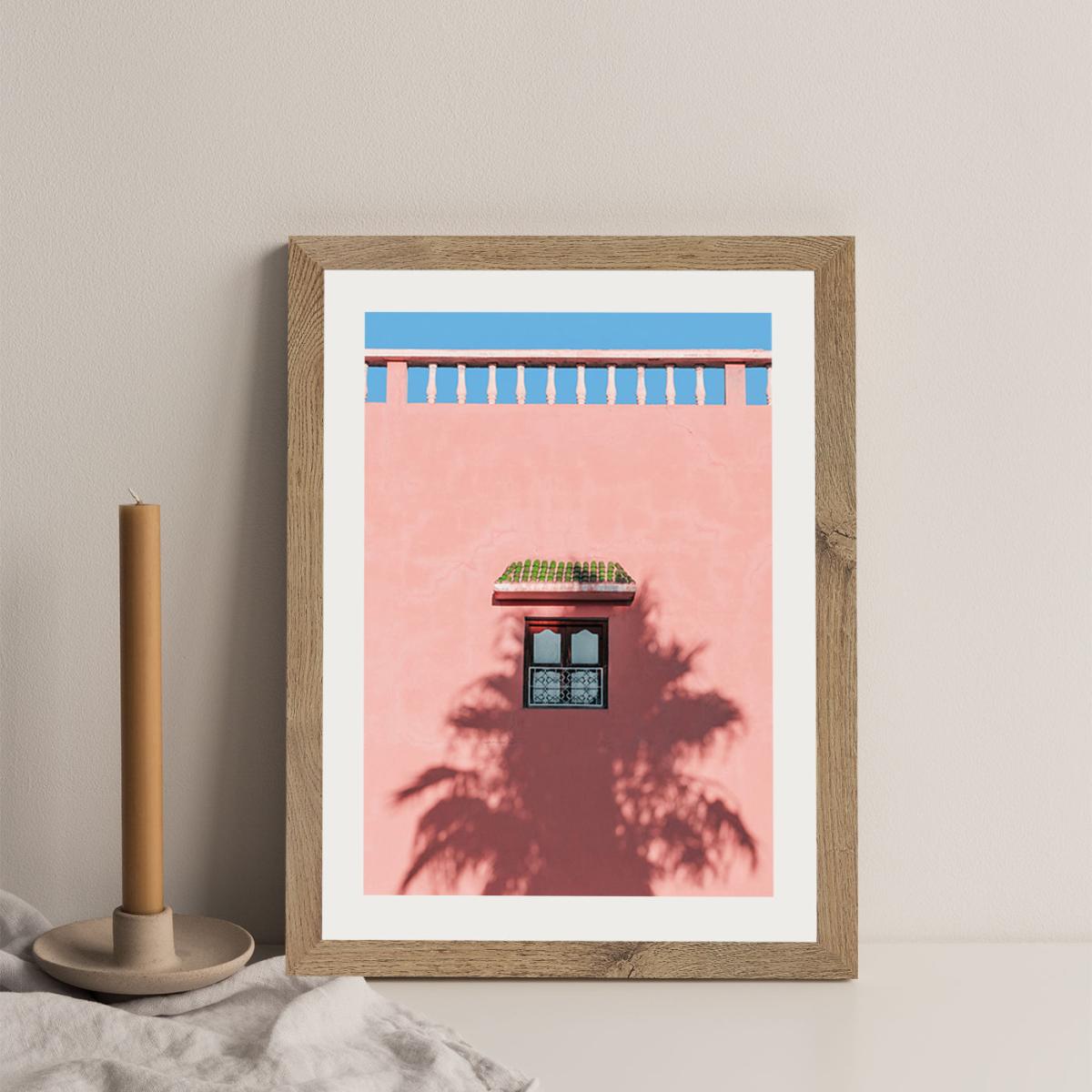 Sunblocker Art Print Oak Frame – image 4