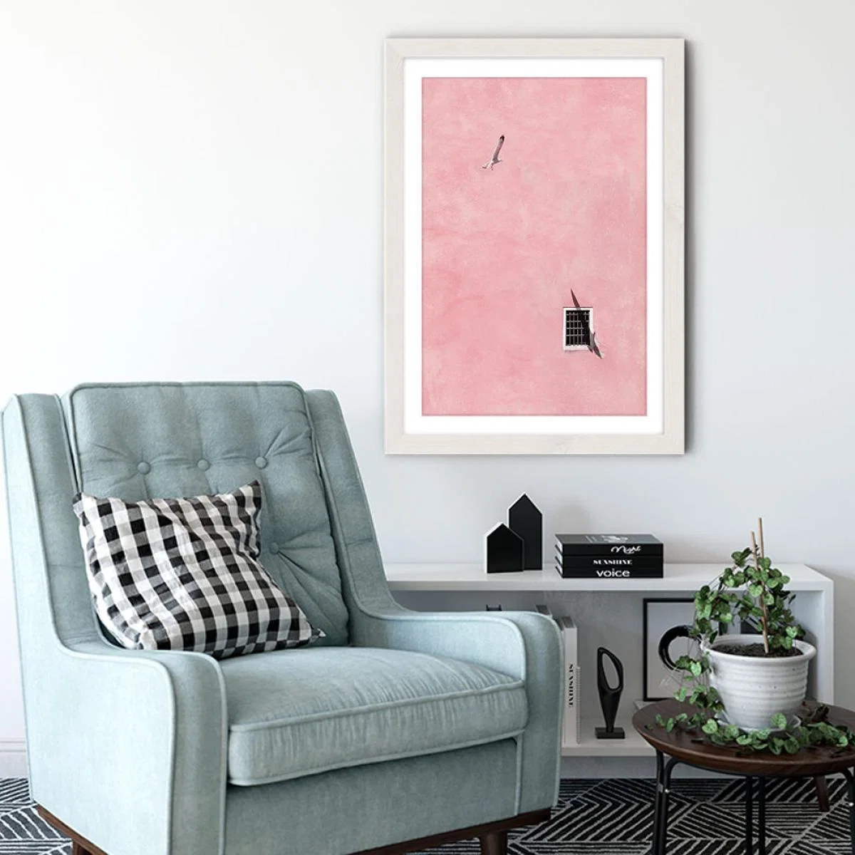 Prison Break Art Print White Frame – image 7