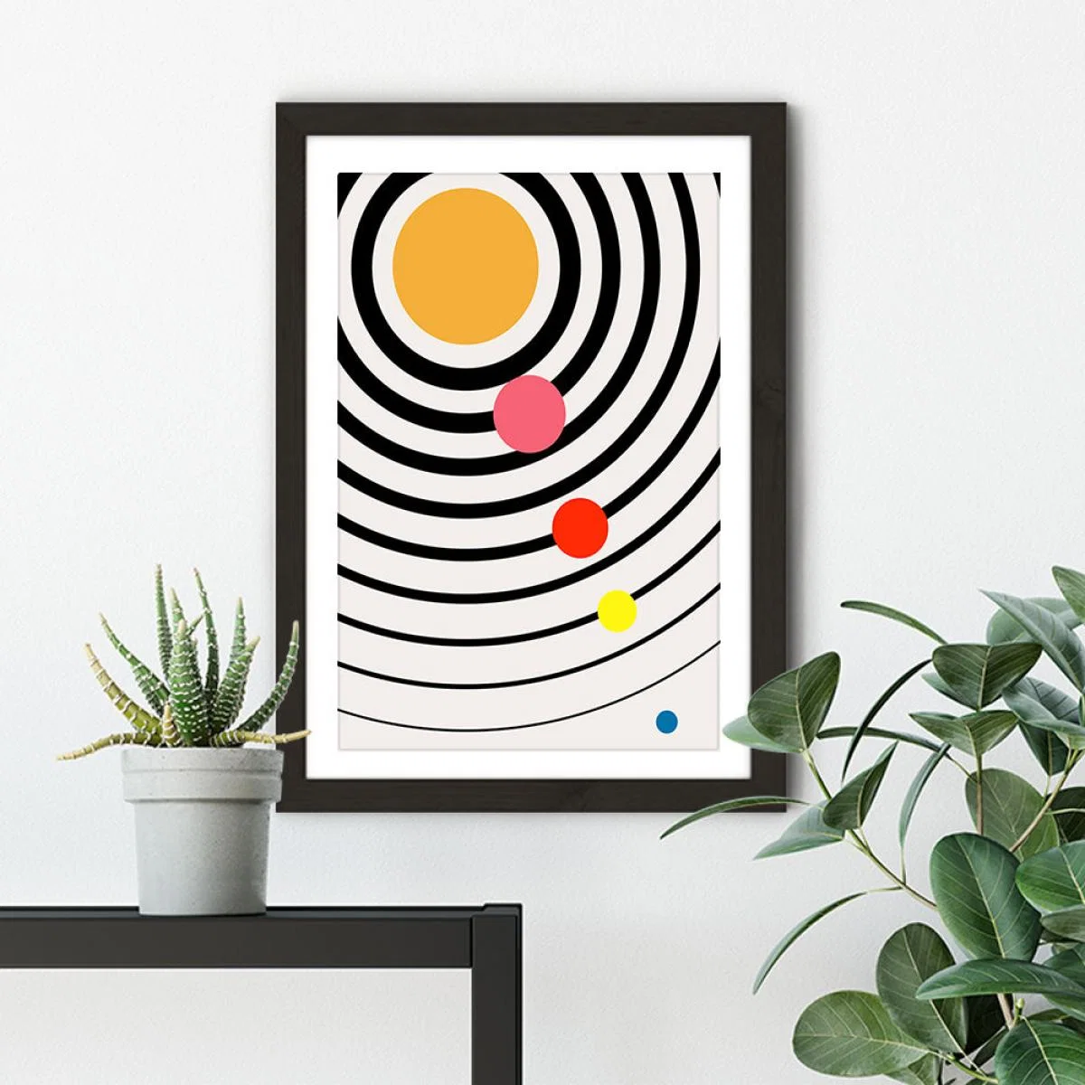Playful Universe Art Print Black Frame – image 5
