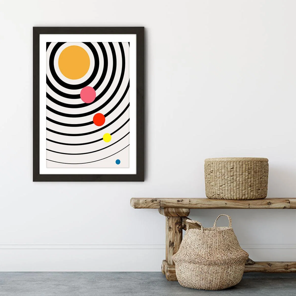 Playful Universe Art Print Black Frame – image 6
