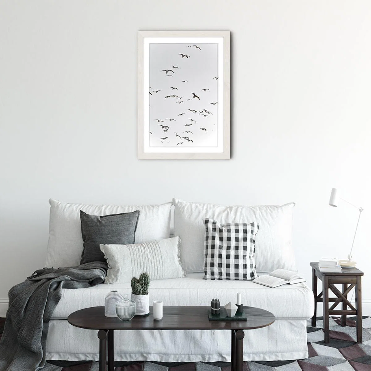 Fly High Art Print White Frame – image 2