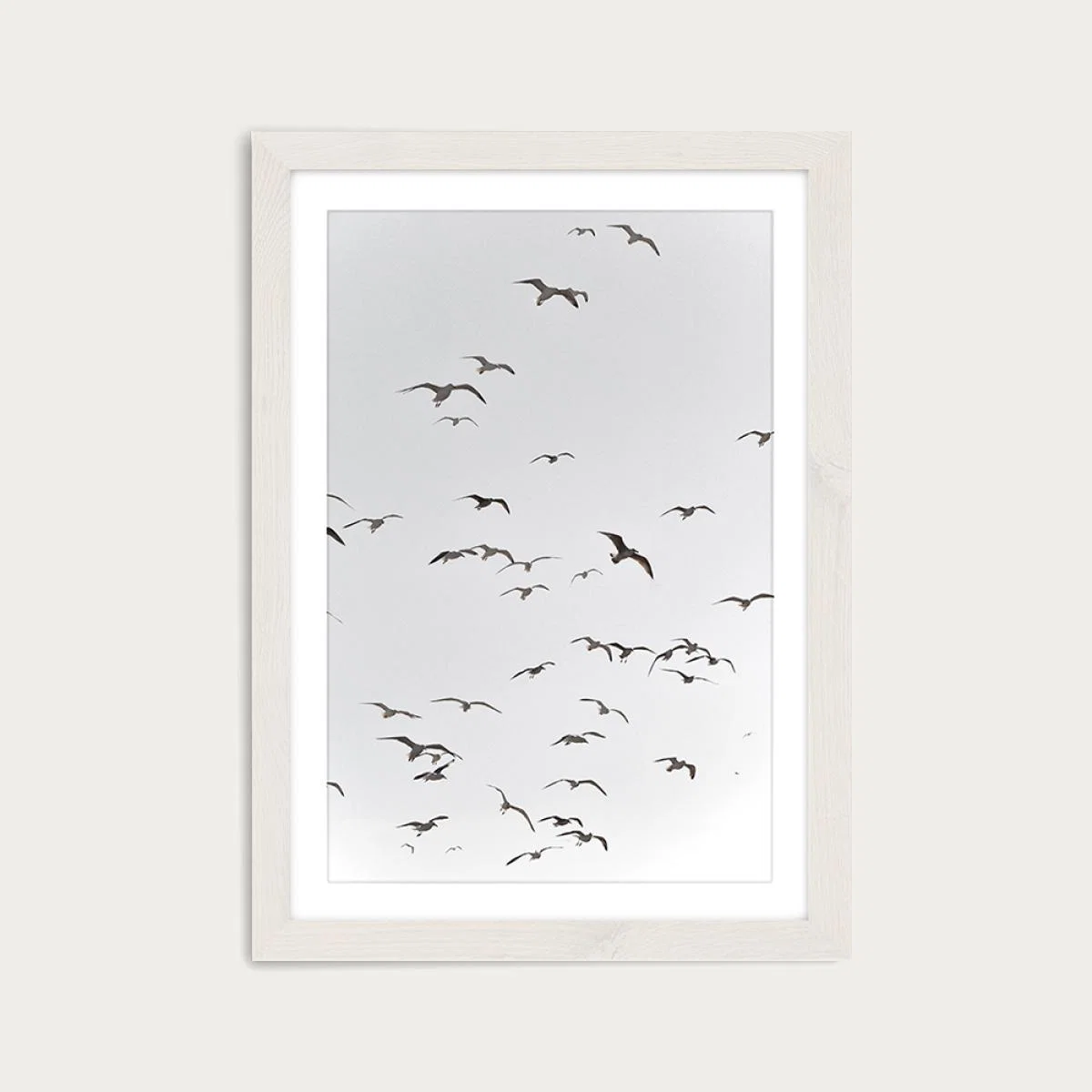 Fly High Art Print White Frame – image 1
