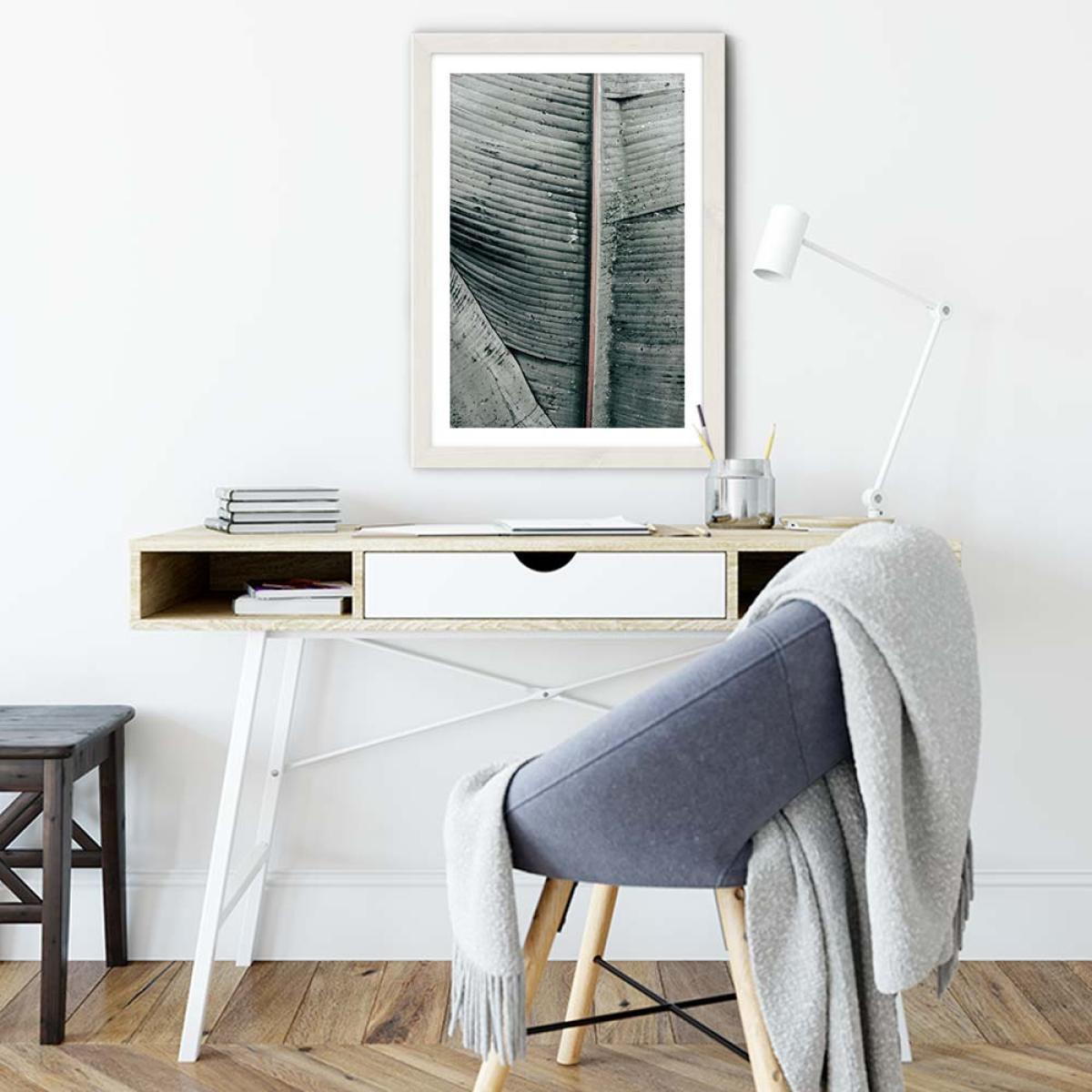 Beach Palm Patterns Art Print White Frame – image 5