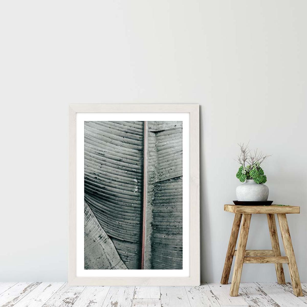 Beach Palm Patterns Art Print White Frame – image 6
