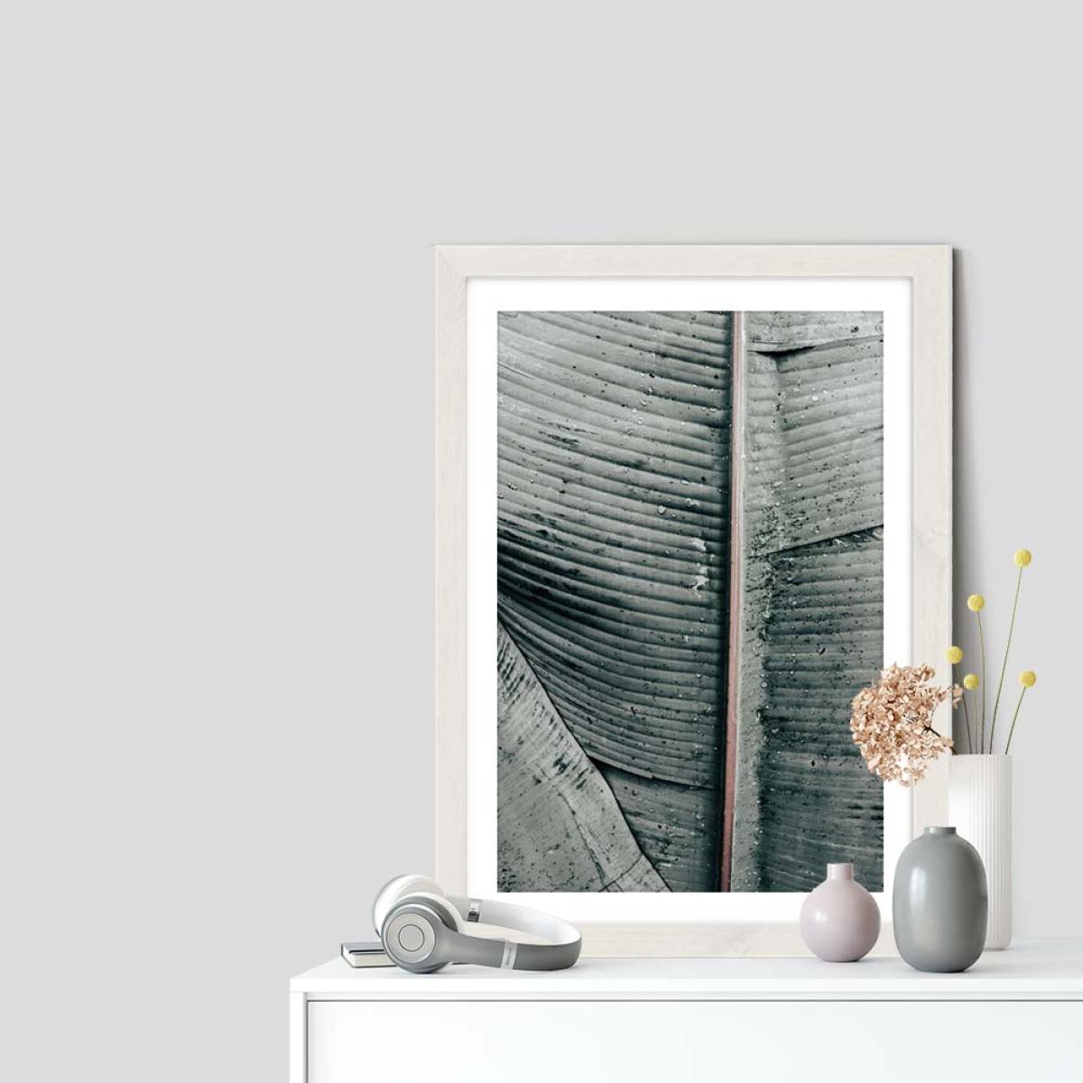 Beach Palm Patterns Art Print White Frame – image 7