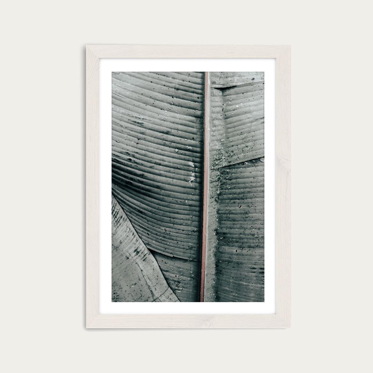Beach Palm Patterns Art Print White Frame – image 1