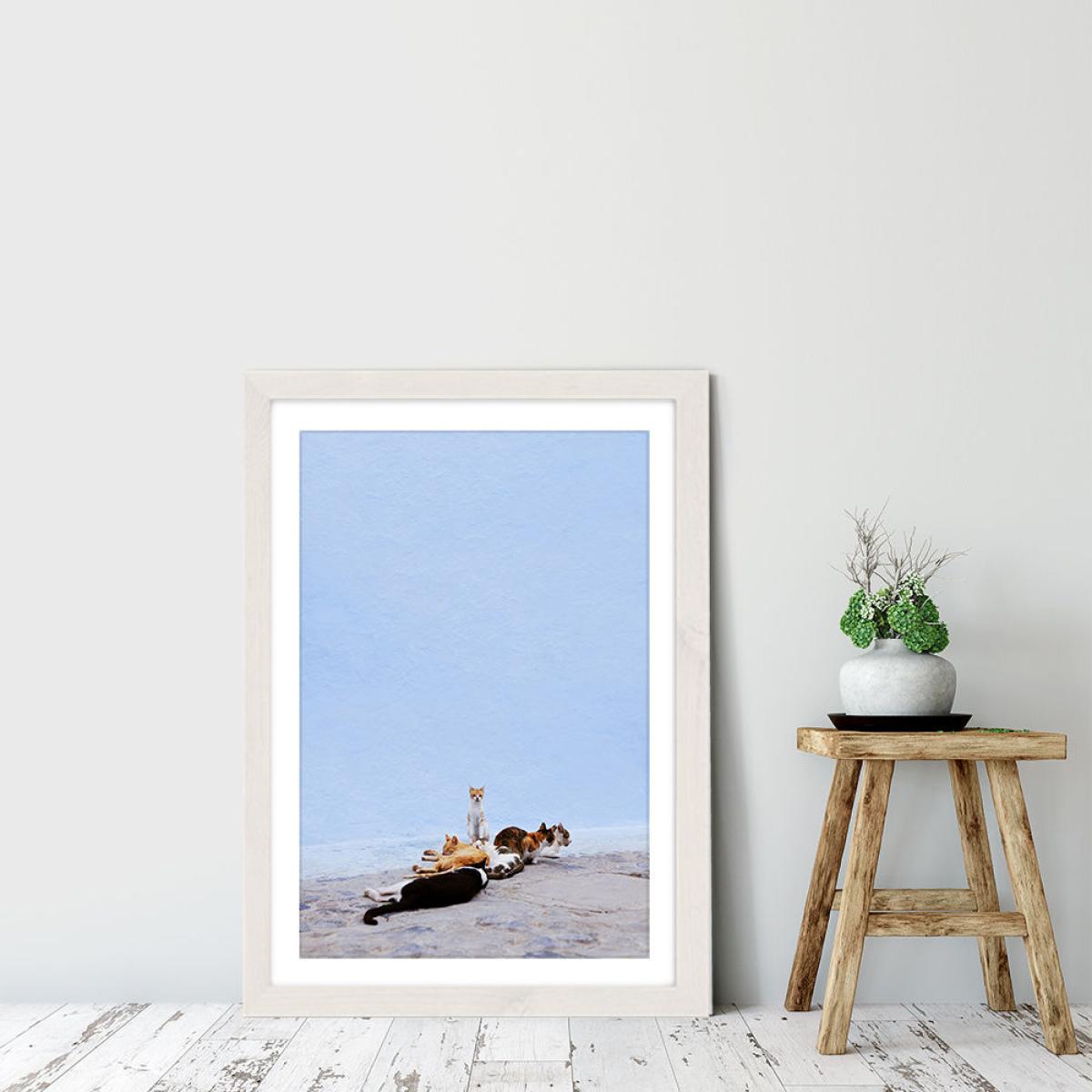 Nap Guard Art Print White Frame – image 7