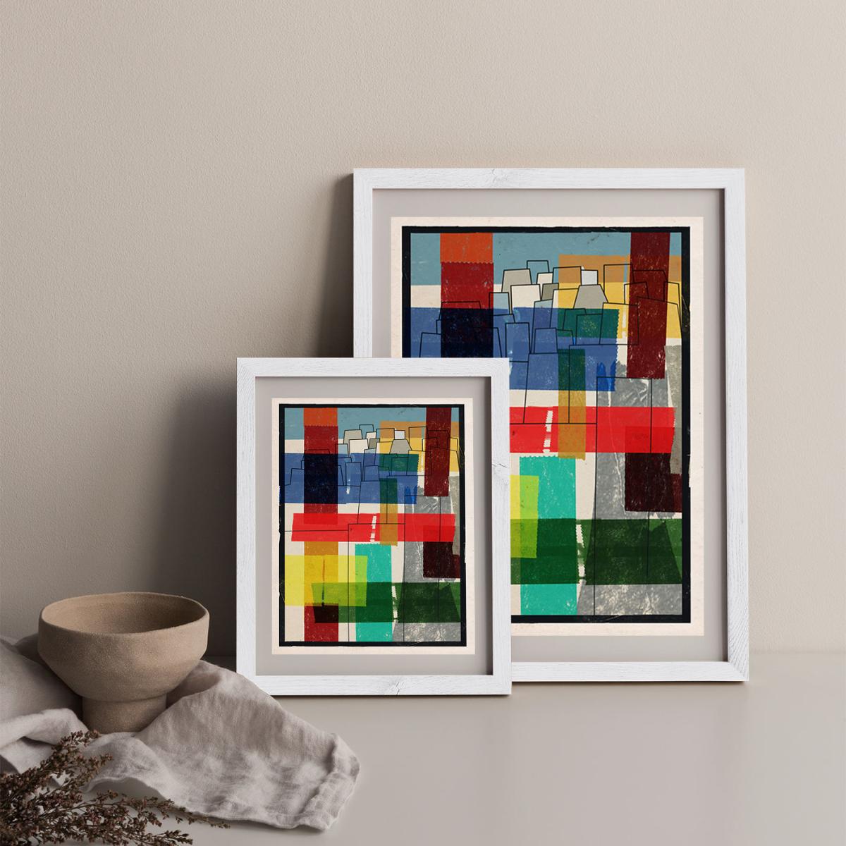 City On The Make Art Print White Frame – image 11