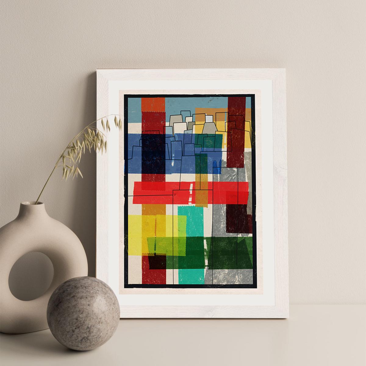 City On The Make Art Print White Frame – image 3