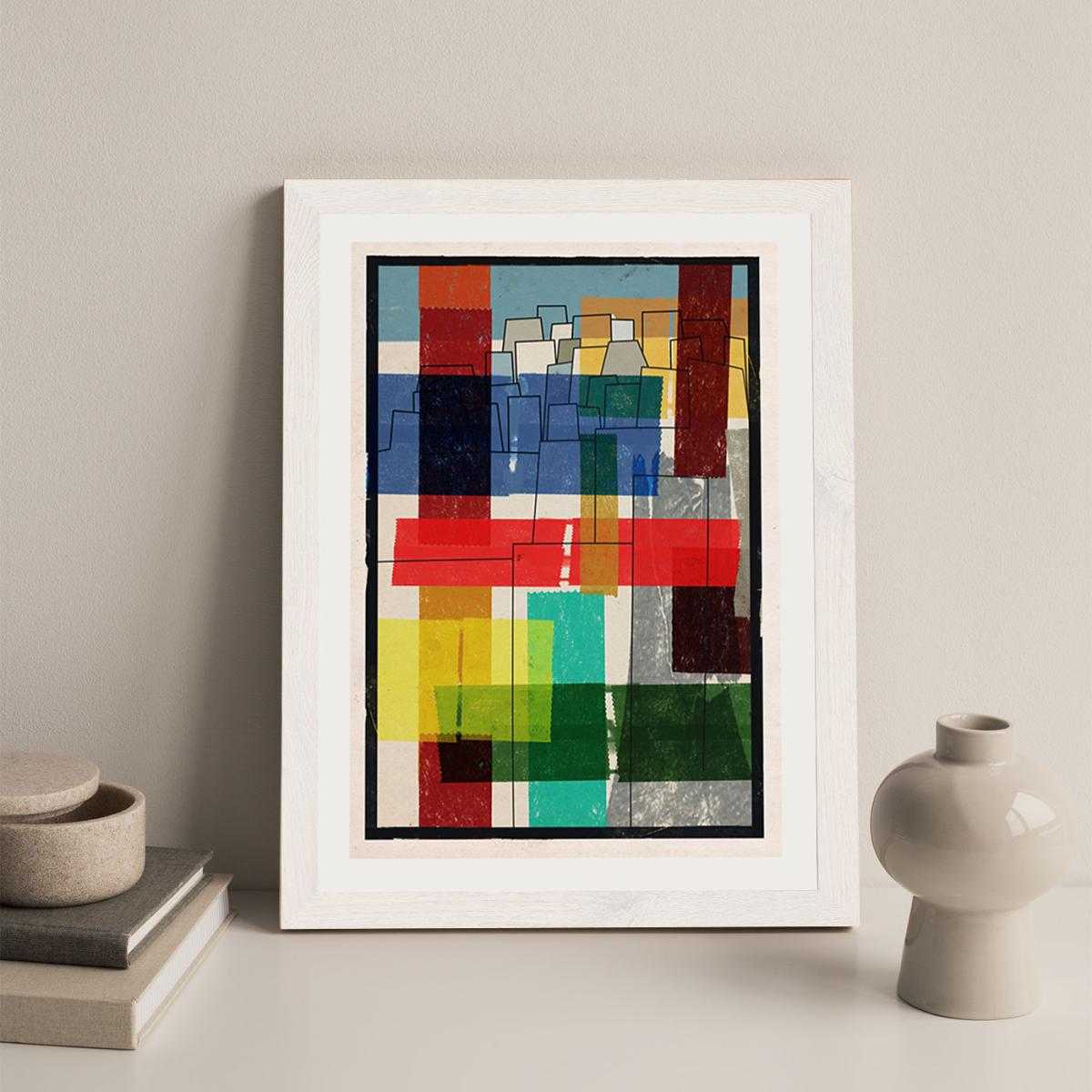 City On The Make Art Print White Frame – image 4