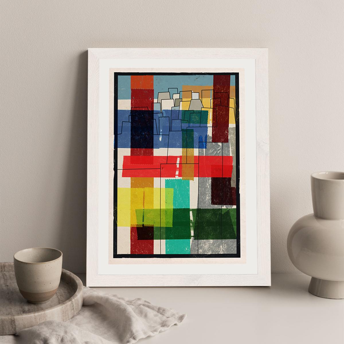 City On The Make Art Print White Frame – image 5