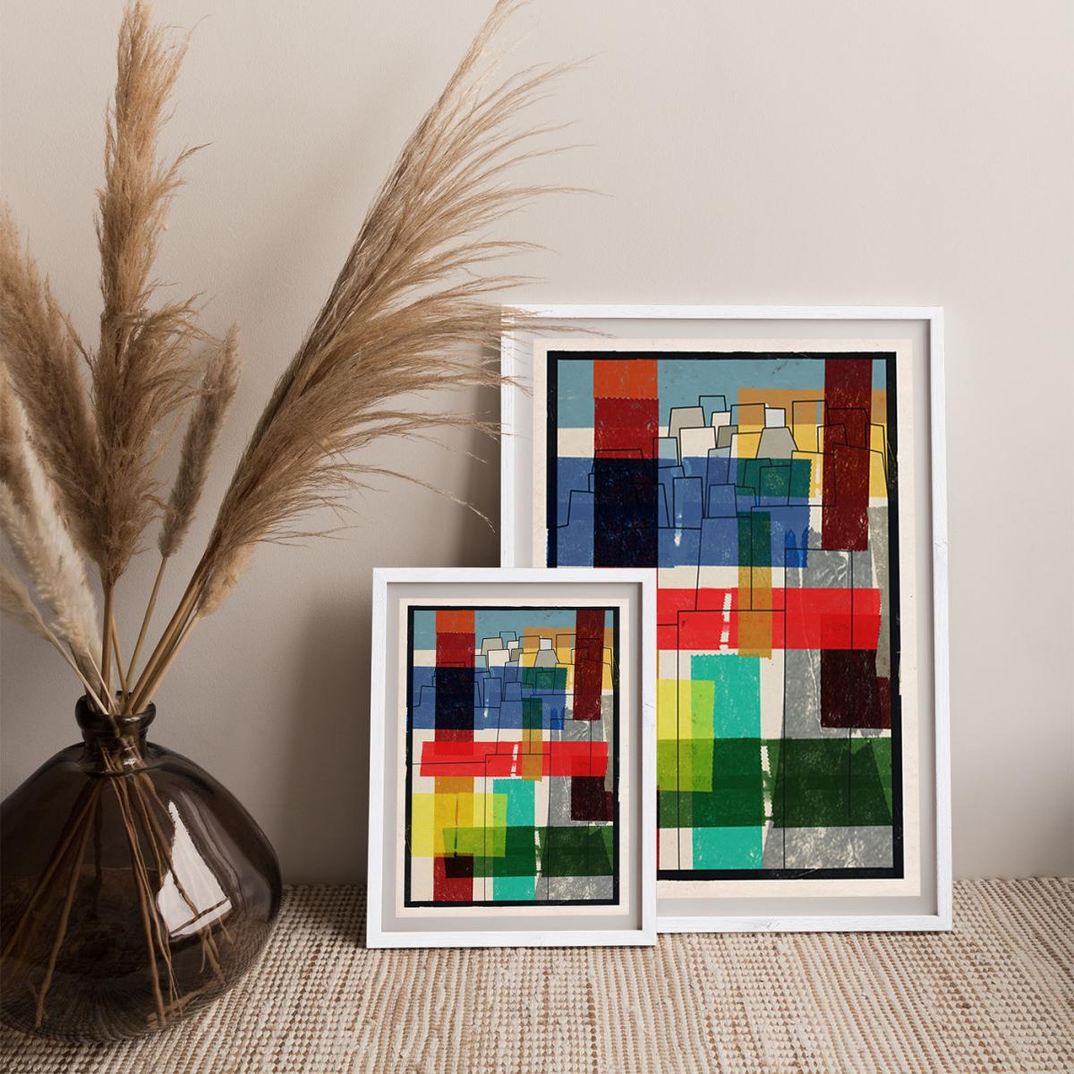 City On The Make Art Print White Frame – image 7