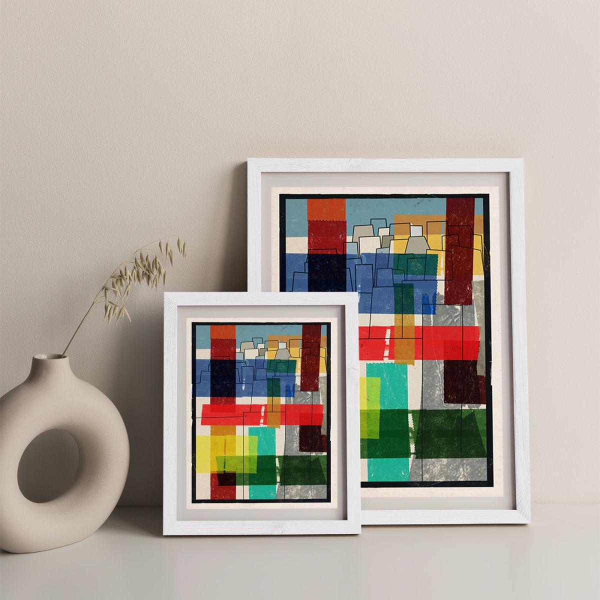 City On The Make Art Print White Frame – image 8