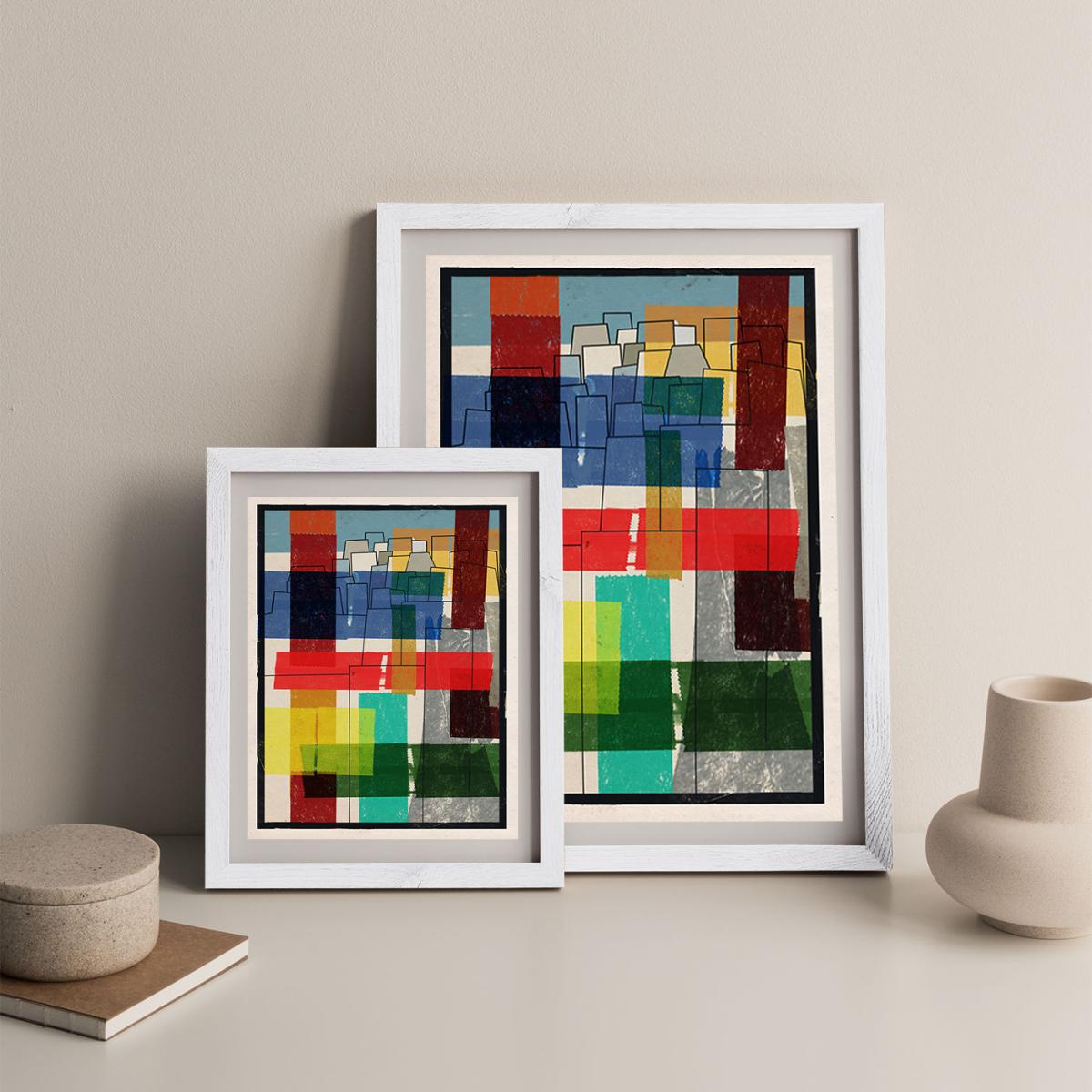 City On The Make Art Print White Frame – image 9