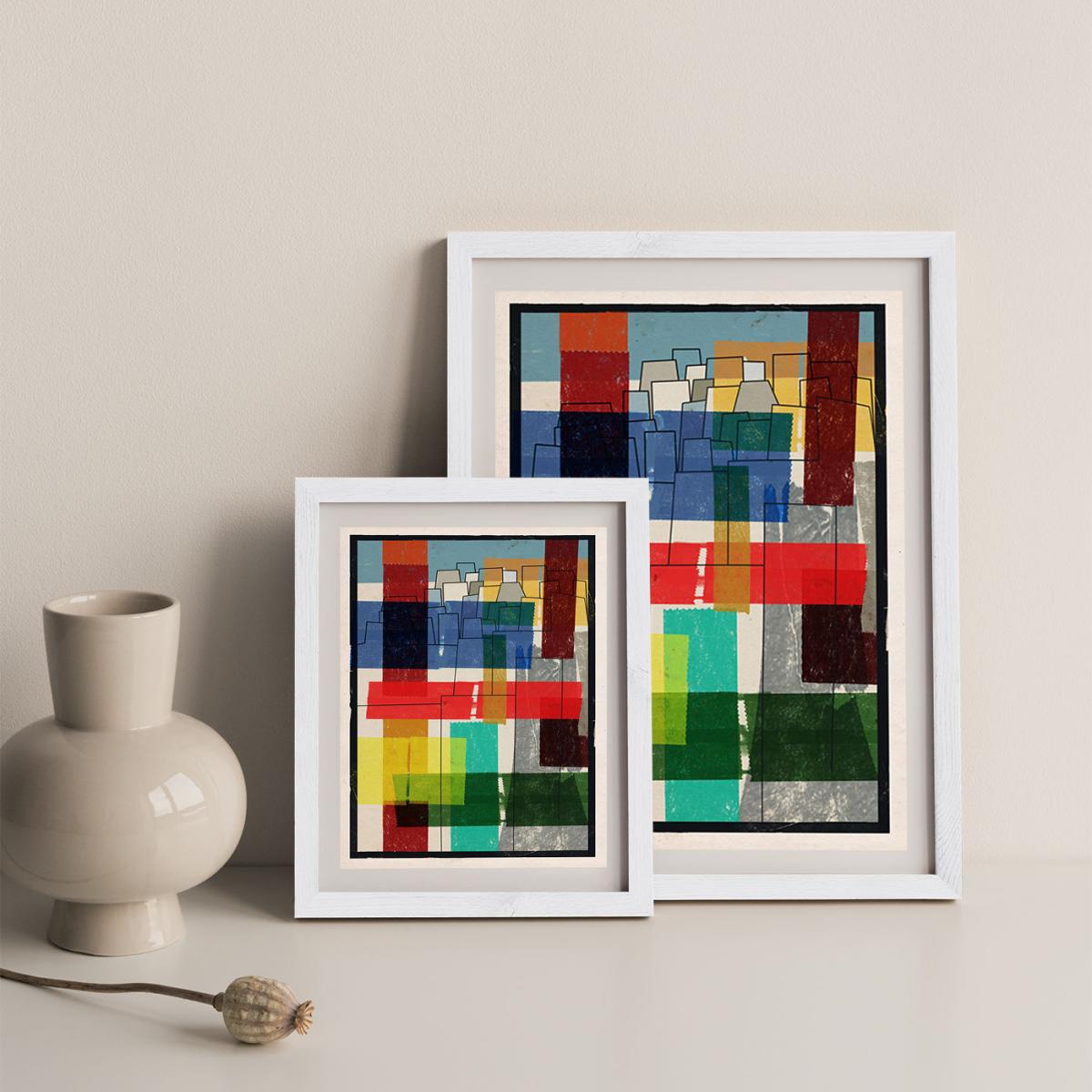 City On The Make Art Print White Frame – image 10
