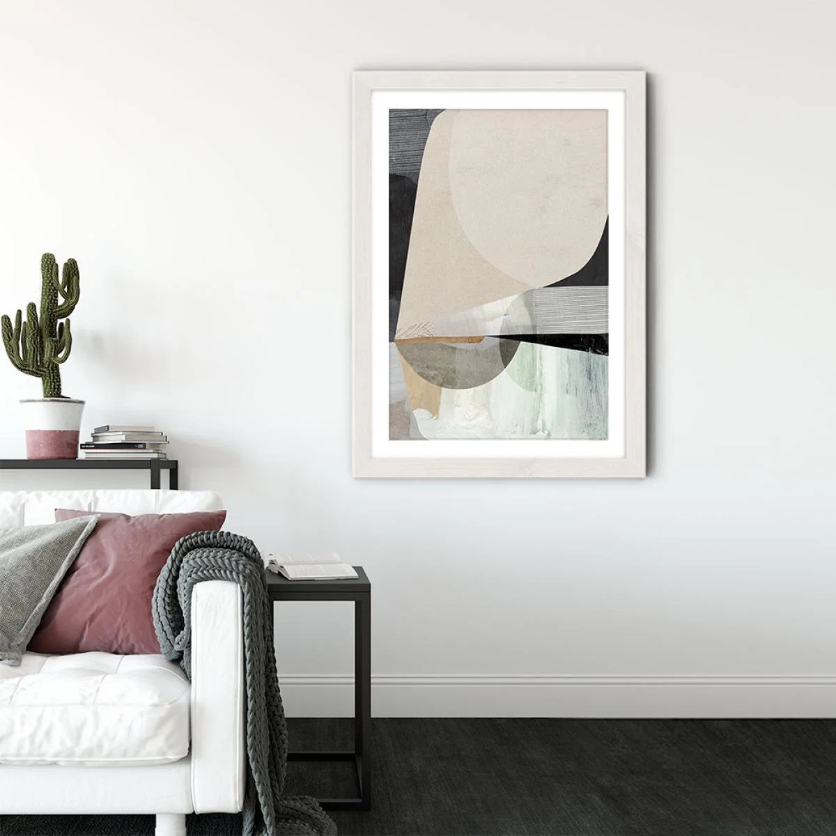 Conversation Art Print White Frame – image 2