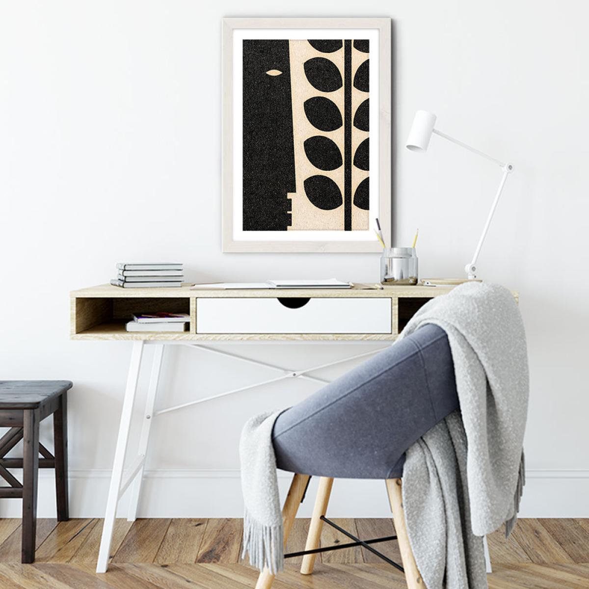 Lurking Art Print White Frame – image 5