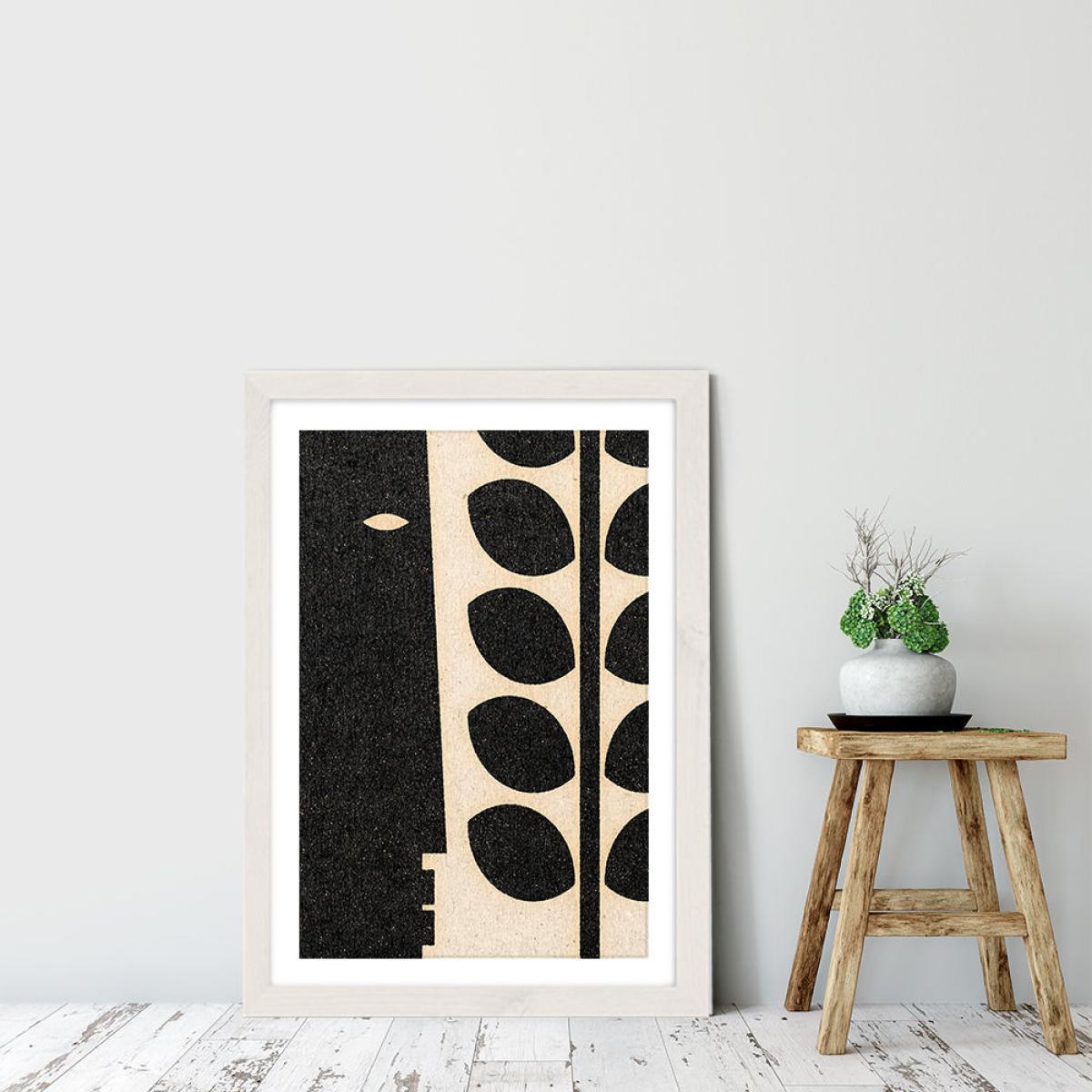 Lurking Art Print White Frame – image 6