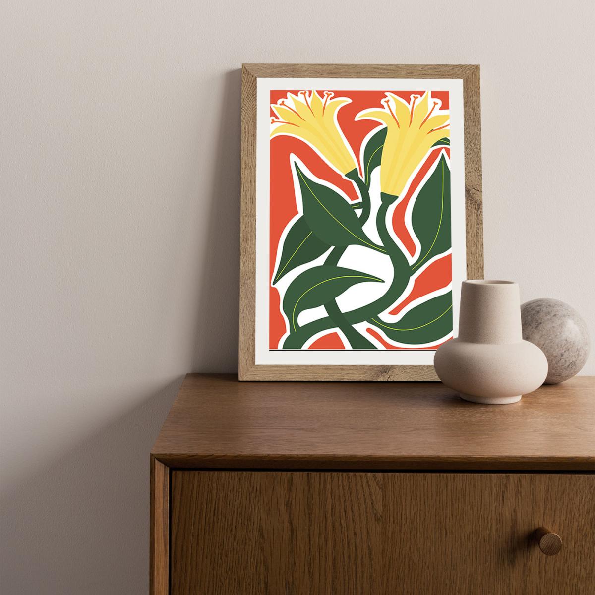 Never Let Me Go Art Print Oak Frame – image 3